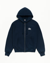 BASIC STÜSSY ZIP HOODIE