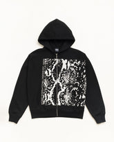 SNAKESKIN ZIP HOODIE