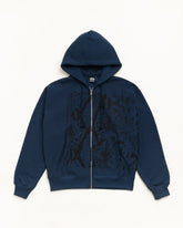 SNAKESKIN ZIP HOODIE